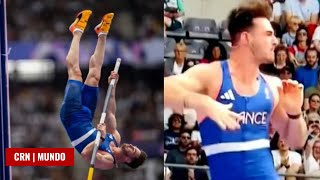 Viral Video French pole vaulter Anthony Ammirati misses out final but why Paris Olympics 2024 [upl. by Aisaim]