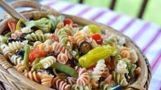 Potluck Pasta Salad Recipe [upl. by Nibroc99]