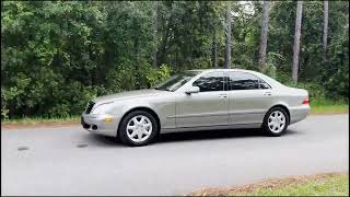 Pewter Metallic 2005 Mercedes S500 4Matic Driving 09152024 [upl. by Box]