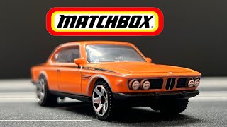 Unboxing Matchbox Moving Parts 1973 BMW CSL 30 [upl. by Afinom808]