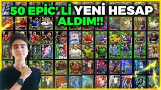 50 EPİCLİ YENİ HESAP SATIN ALDIM  eFootball Mobile 2024 [upl. by Bradley]