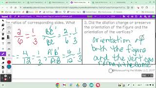 Tuesday 123 Dilations on the Coordinate Plane [upl. by Bauer170]