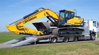 Veldhuizen oprijwagen voor het vervoer van kranen en bulldozers tot 29 ton Trekkerweb [upl. by Arathorn316]