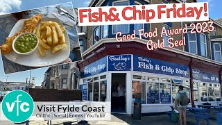 Blackpools BEST Fish and Chips at South Shore  Bentleys Fish and Chips [upl. by Lumpkin683]