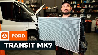 Hoe de radiateur te vervangen van de FORD TRANSIT MK7 AUTODOCHANDLEIDING [upl. by Dorreg947]