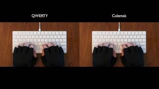 QWERTY vs Dvorak vs Colemak [upl. by Goodspeed]