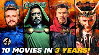 Marvel Announced Upcoming 10 Movies  MCU Phase 6 amp 7 Movies Release Dates [upl. by Gable432]