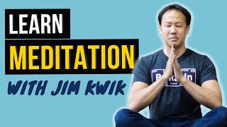 Learn About Meditation  Jim Kwik [upl. by Peugia972]