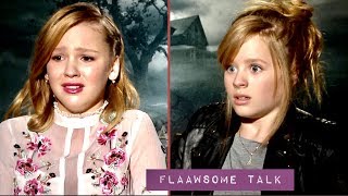 Talitha Bateman amp Lulu Wilson CRY In Interview [upl. by Ttegdirb833]