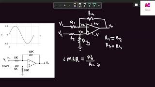 Operational Amplifier Subtractor Circuit Explained  OpAmp Differential Amplifier6 [upl. by Allebasi]