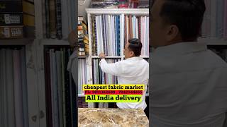 Cheapest fabric Market fabric shorts coatpant sale minivlog [upl. by Ycnaf]