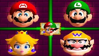 Mario Party 2  All Minigames [upl. by Velma]