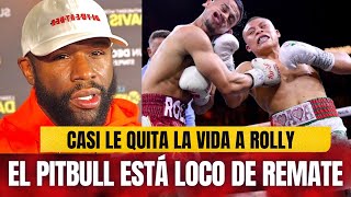 LA PRIMERA REACCIÓN DE FLOYD MAYWEATHER TRAS EL BRUTAL NOCAUT DE PITBULL CRUZ A ROLLY ROMERO [upl. by Mohorva520]