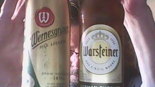 Louisiana Beer Reviews Wernesgrüner vs Warsteiner [upl. by Norvin]