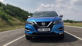 Nissan Qashqai 2018  Light Blue color Tekna  3D leather Nappa seats LED lights [upl. by Skardol]