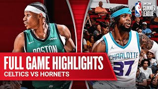 CELTICS vs HORNETS  NBA SUMMER LEAGUE  FULL GAME HIGHLIGHTS [upl. by Kama]