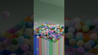 Oddly satisfying 3D Animation  asmr 3danimation blender satisfyingvideo [upl. by Anirtruc]