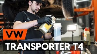 Hoe een transmissie olie vervangen op een VW TRANSPORTER 4 T4 HANDLEIDING AUTODOC [upl. by Younger]