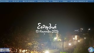 🌦️ 13November2024 Σπηλιάς Κισσάβου Timelapse Timelapsesgr 🇬🇷 [upl. by Nauqad]