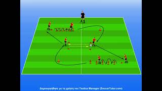 U8 passing and receiving drill [upl. by Khoury794]