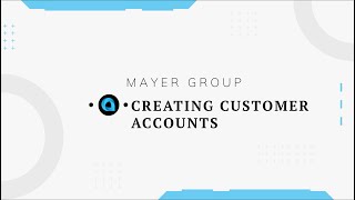 Creating Customers in Acumatica [upl. by Nilam]