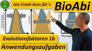 Anwendungsaufgaben Evolutionsfaktoren 1b inter  intrachromosomale Rekombination Selektionsarten [upl. by Nyllaf]