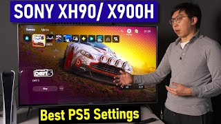 Sony XH90 X900H Best Settings for PS5 amp Xbox Series X Gaming [upl. by Valenka]