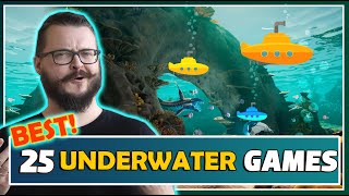 Top 25 Best Underwater Games  Best Games set in the ocean under water [upl. by Jaylene]