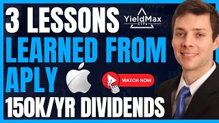 3 Lessons Learned From Investing With APLY Yieldmax High Yield Dividend Funds AAPL FIRE [upl. by Jessika]