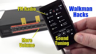 Walkman Hacks Activate FM radio increase volume and improve the sound [upl. by Tocs950]