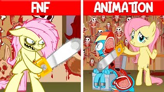 Friday Night Funkin VS Fluttershy  FNF GAME vs ANIMATION  FNF Mod [upl. by Laurence]