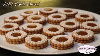 Recette des Sablés à la Vanille et au Caramel au Beurre Salé [upl. by Freddy971]