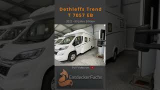 Dethleffs Trend 90 T 7057 EB  2022🦊90 Jahre Edition Short [upl. by Atiuqrahs489]