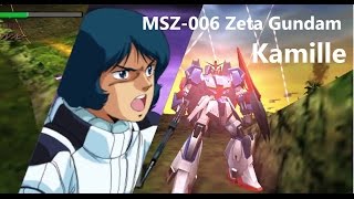 Gundam Vs Gundam NEXT PLUS  Zeta Gundam  Arcade Mission C Route A [upl. by Riebling272]