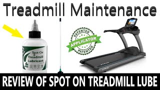 Review of Spot On Treadmill Lube 4K [upl. by Emelda]