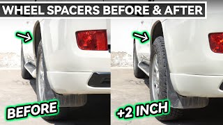 2Inch Wheel Spacers Before And After  BONOSS OffRoad Accessories [upl. by Htabazile]