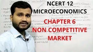 Non competitive market class 12  chapter 6 economics class 12 [upl. by Farrah]