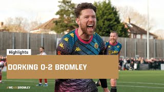 Highlights Dorking Wanderers 02 Bromley [upl. by Haneen762]