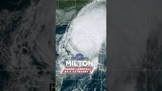 BREAKING Hurricane Milton makes landfall in Siesta Key⚠ weather hurricanemilton florida [upl. by Abate456]