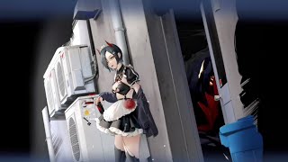 Azur Lane Ulrich von Hutten Mayhem Maid l2d skin animations  Oath [upl. by Elvie]