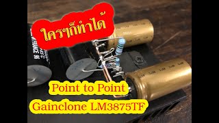 Gainclone LM3875TF point to point [upl. by Aeresed]