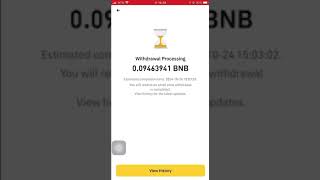 How to transfer bnb from Binance to Trust Wallet for Beginners [upl. by Liza]