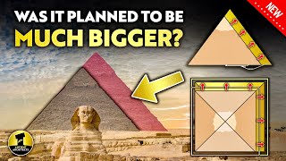 Was the Khafre Pyramid Planned to be Much BIGGER  Ancient Architects [upl. by Yekcor]