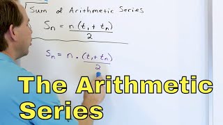 The Arithmetic Series  Part 1  14 [upl. by Colligan]