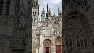 Majestic Cathedral in Rouen France trending travel rouen viral satisfying amazing [upl. by Aenyl]