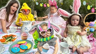 REBORN TODDLER MITCHELL CRASHES OUR EASTER TEA PARTY [upl. by Gerhard]