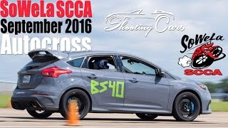 Autocross Racing with SoWeLa SCCA September 2016 [upl. by Eanehs]