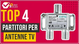 Partitori per Antenne TV  Top 4  QualeScelgo [upl. by Orutra375]