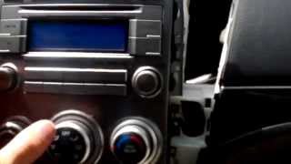 Hyundai Veracruz Radio Removal and iSimple Aux Installation [upl. by Ariaic]