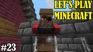 First Weaponsmith  Lets Play Minecraft 121 Episode 23 [upl. by Fonsie]